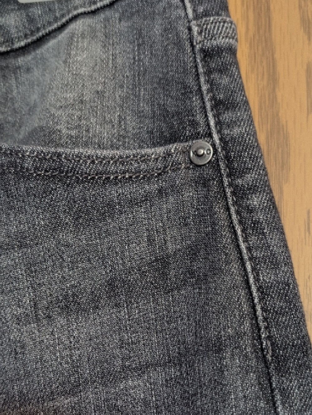 KanCan Straight Leg High-Rise Grunge Gray Black Wash 90's High Waisted Jeans - Picture 5 of 15